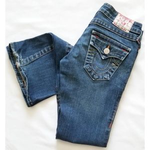 True Religion Joey Flare Leg Jeans in size 26
